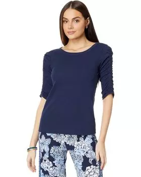 Топ Lilly Pulitzer Belden Knit, цвет Low Tide Navy