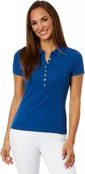 Топ Lilly Pulitzer Reema Short Sleeved Top, цвет Aegean Navy