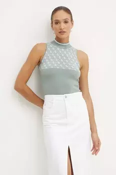 Топ ЛИЗЭ Guess, зеленый