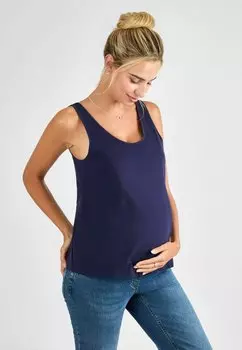 Топ MATERNITY FIT THICK STRAP JoJo Maman Bb, синий