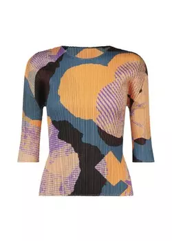 Топ meteorite Pleats Please Issey Miyake, серый