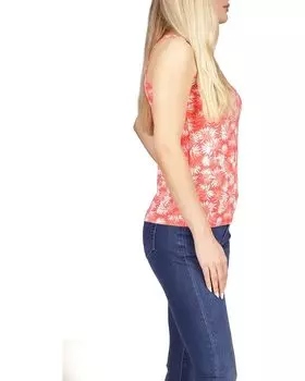 Топ Michael Kors Print Three-Ring Tank Top, цвет Sangria