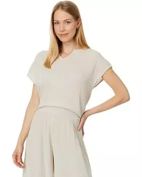 Топ Michael Stars Naomi Split Neck, цвет Cement