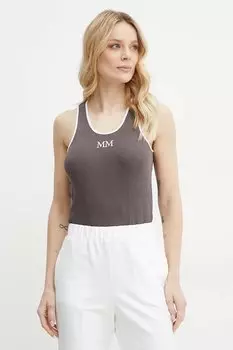Топ Mm, коричневый