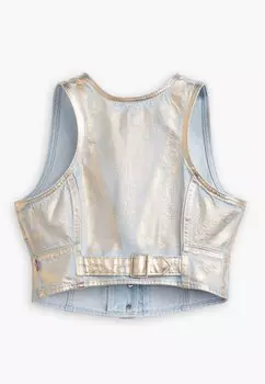 Топ MONA Levi's®, серебристый
