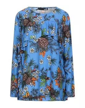 Топ Moschino, лазурный