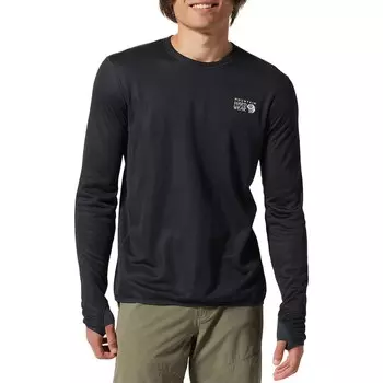 Топ Mountain Hardwear Airmesh с длинными рукавами, черный