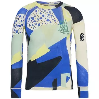 Топ namuk Uil Merino Long Sleeve, цвет Blue Marin