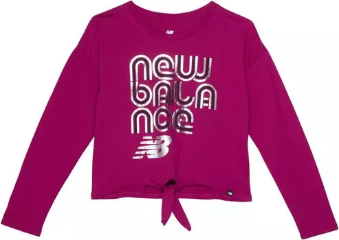 Топ New Balance Performance Long Sleeve Top, цвет Cosmic Orchid