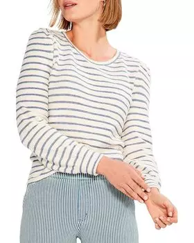 Топ NIC+ZOE Striped Oceanus, синий