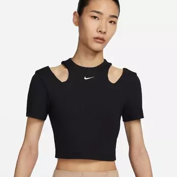Топ Nike Sportswear Essentials Women's Short-Sleeve, черный
