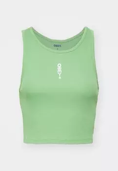 Топ Obey Clothing, зеленый Vertical