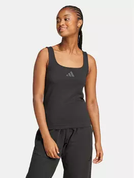 Топ облегающего кроя All SZN Luxe JJ2336 Adidas, черный