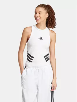 Топ облегающего кроя Future Icons 3-Stripes JC5419 Adidas, белый