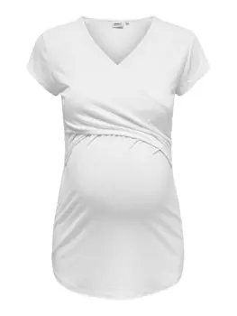 Топ Only Maternity, белый