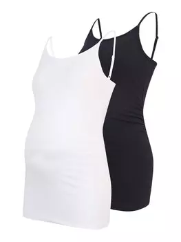 Топ Only Maternity LOVELY, морской синий/белый