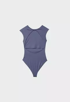 Топ OPEN BACK Stradivarius, синий
