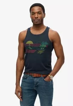 Топ OUTDOOR Superdry, синий