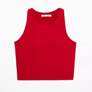 Топ Oysho Compressive, красный
