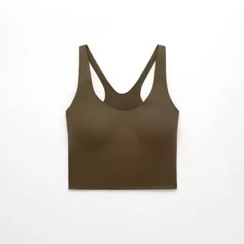 Топ OYSHO Light Touch Tank With Cups, хаки