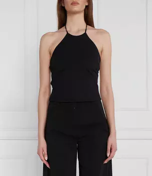 Топ Patrizia Pepe Slim Fit, черный