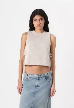 Топ PCFARAH TIE Pieces, бежевый