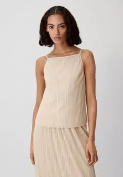 Топ ПЛИССЕ PLISS comma, цвет beige