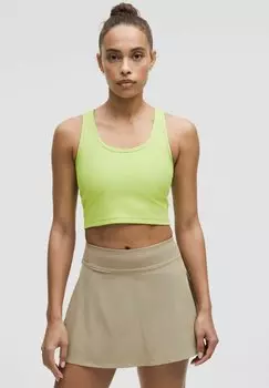 Топ POWER PIVOT TRAINING TANK lululemon, зеленый