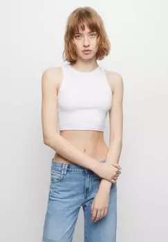 Топ PULL&BEAR, белый