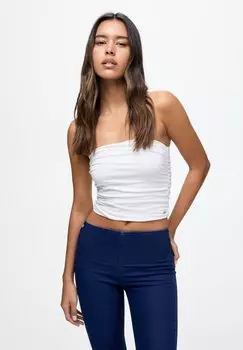 Топ PULL&BEAR, белый