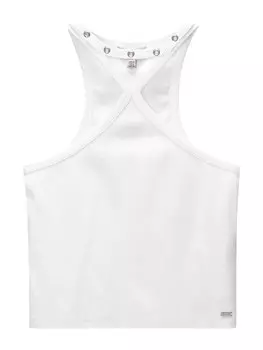 Топ Pull&Bear, белый