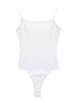 Топ Pull&Bear Bodysuit, белый