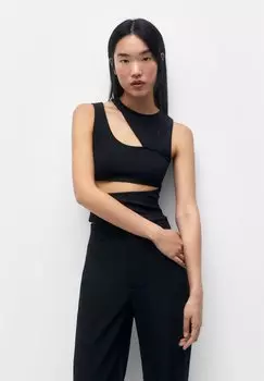 Топ PULL&BEAR, черный