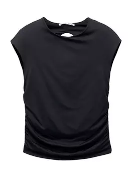 Топ Pull&Bear, черный