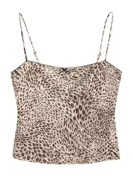 Топ Pull&Bear, коричневый
