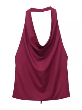 Топ Pull&Bear, красный