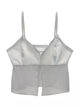 Топ Pull&Bear, пастельный синий