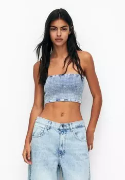 Топ PULL&BEAR, синий