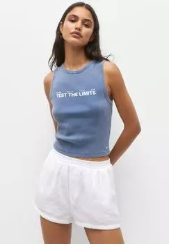 Топ PULL&BEAR, синий