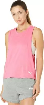 Топ PUMA Invert Cropped Tank, цвет Glowing Pink/Puma White