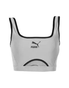 Топ Puma, светло-серый