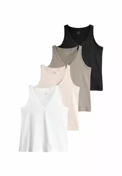 Топ REGULAR FIT - 4 PACK THE SET, черный