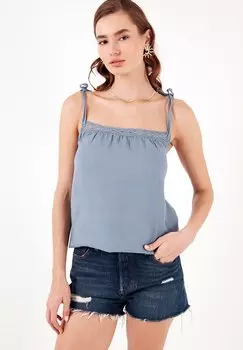 Топ Regular Fit LELA, синий