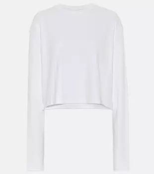 Топ Release 03 из хлопкового джерси WARDROBE.NYC, белый
