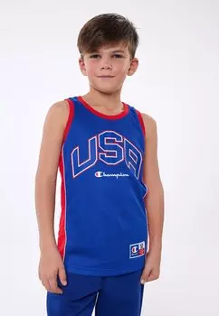 Топ RETRO SPORT TANK Champion, цвет blue/red/white