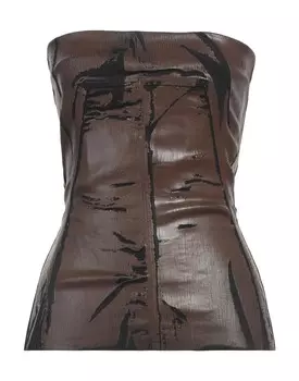 Топ Rick Owens, темно-коричневый