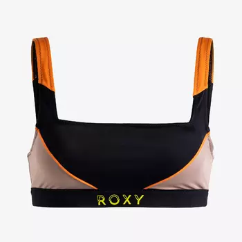 Топ Roxy Superieur, черный/оранжевый/желтый