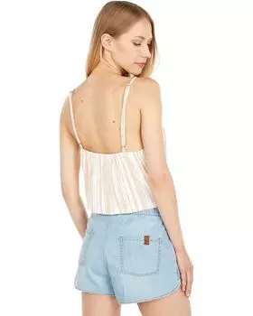 Топ Roxy Tiny Mutinies Strappy Top, цвет Golden Ochre Stripe