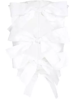 Топ с бантом Giambattista Valli, белый