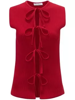 Топ с бантом JW Anderson, красный